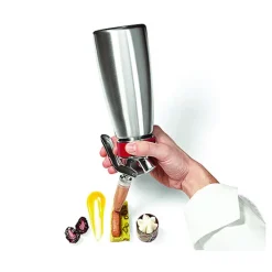 Cerf Dellier Siphons*Douilles Décoration Inox Pour Siphon Isi (X3)