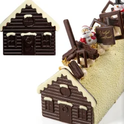 Embouts De Bûches Chocolat Noir / Blanc Chalet (X40)>Cerf Dellier