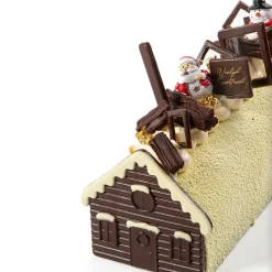 Embouts De Bûches Chocolat Noir / Blanc Chalet (X40)>Cerf Dellier