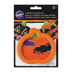 Emporte-Pièces Halloween Assortis Citrouille Comfort Grip Wilton (X 2)><noscript><img width=