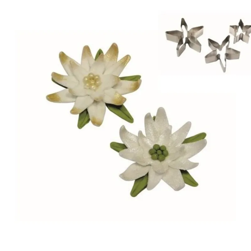Cerf Dellier Emporte-Pièces Et Découpoirs*Emporte-Pièces Inox Poinsettia Pme (X 3)