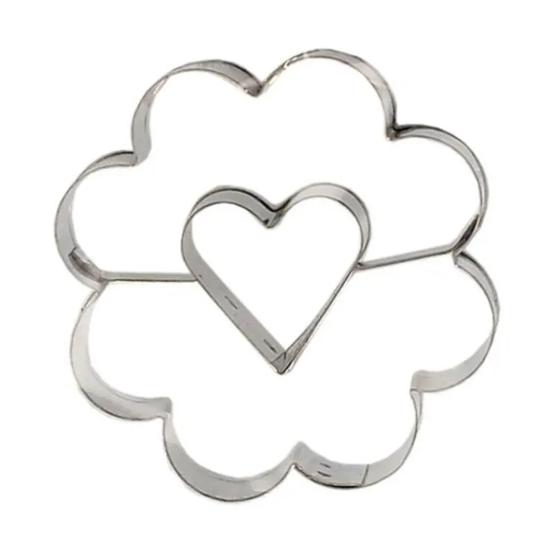 Cerf Dellier Emporte-Pièces Et Découpoirs*Emporte-Piece Fleur Coeur Central 5 Cm