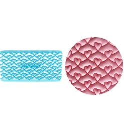 Empreinte Effet Matelasse Coeurs Patisdecor>Cerf Dellier Hot