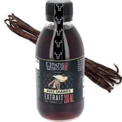 Cerf Dellier Extraits*Extrait De Vanille Avec Graines Patisdecor Pro 200 Ml