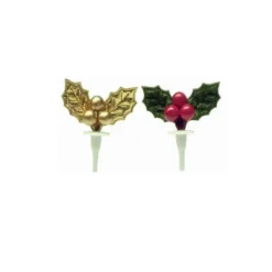 Feuilles De Houx Vert Et Or (X72)>Cerf Dellier New