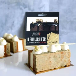 Feuilles D'Or Alimentaire 22 Carats (X10)>Cerf Dellier Clearance