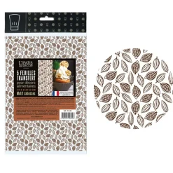 Feuilles Transfert Cabosses Patisdecor (X5)>Cerf Dellier Discount