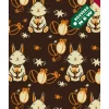 Feuilles Transfert Chocolat Lapin (X10)>Cerf Dellier Discount
