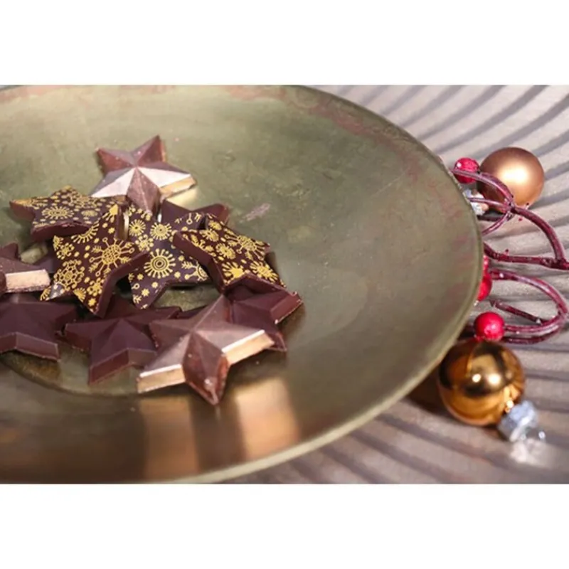 Feuilles Transfert Noël Assorties Patisdecor (X4)>Cerf Dellier Sale