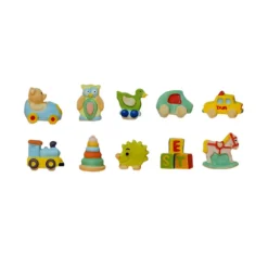 Feves Les Jouets En Bois Assorties (X 100)>Cerf Dellier Sale