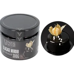 Cerf Dellier Glaçages Et Nappages*Glacage Miroir Noir Patisdecor 300 G - Ddm 09/23
