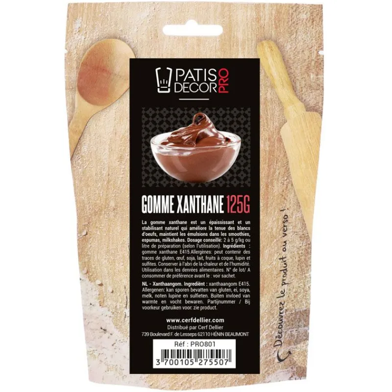 Cerf Dellier Stabilisateurs*Gomme Xanthane Patisdecor Pro 125 G