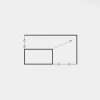 Cerf Dellier Caisses À Génoise*Grand Cadre Extensible Inox Rectangle H 5 Cm De Buyer