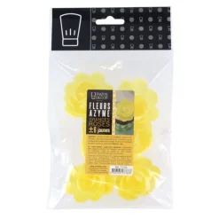 Grande Rose Jaune En Azyme Patisdecor (X6)>Cerf Dellier Online