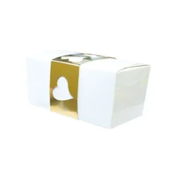 Kit Ballotin Blanc / Or Patisdecor (X 2)>Cerf Dellier Discount