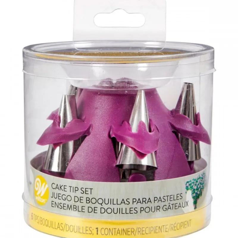 Cerf Dellier Douilles*Kit De Six Douilles A Decor Pour Gâteaux Wilton