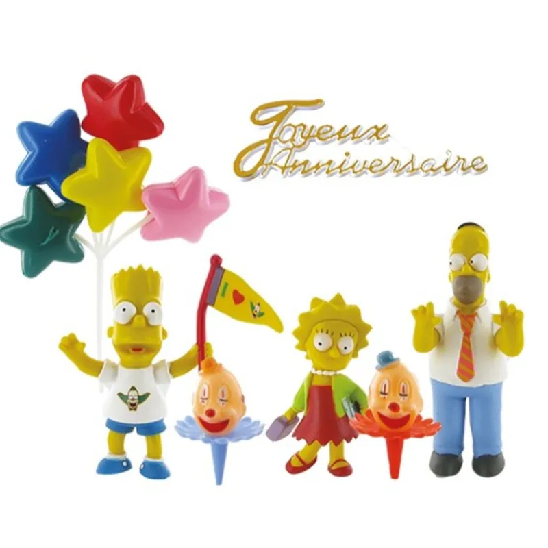 Kit Decor Gateau The Simpsons>Cerf Dellier Hot