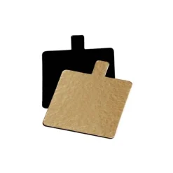 Languette Carre Carton Or / Noir 7 Cm (X 200)>Cerf Dellier Best