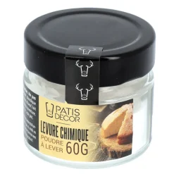 Cerf Dellier Levures*Levure Chimique - Poudre A Lever 60 G Patisdecor