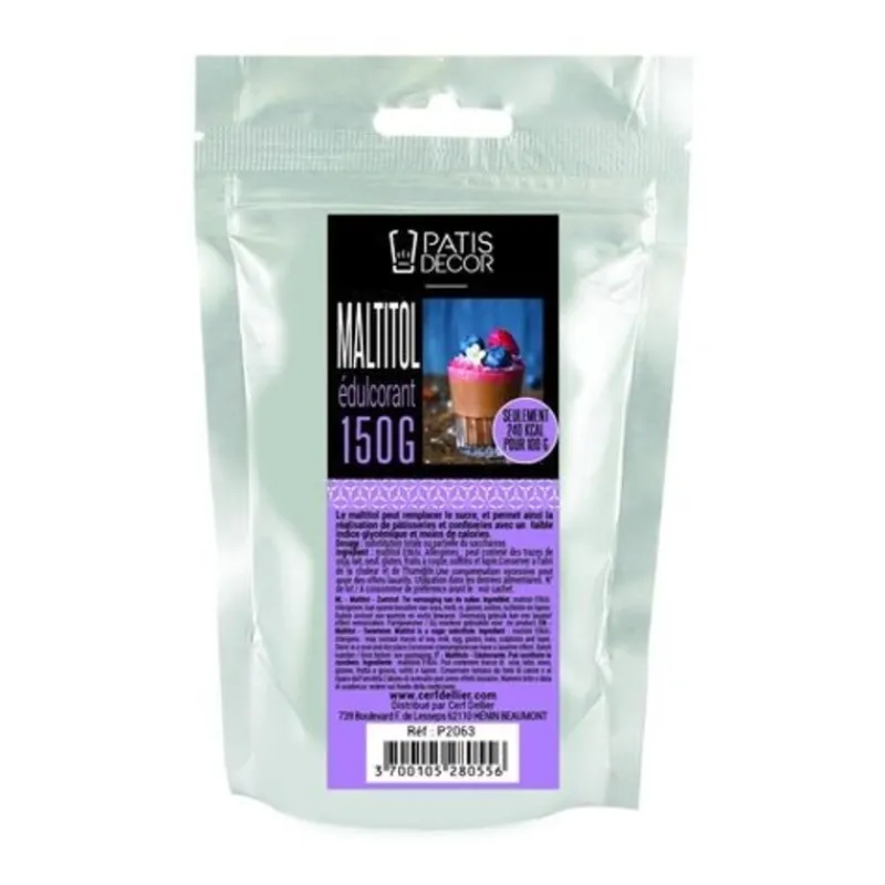Cerf Dellier Sucrés Et Édulcorants*Maltitol Patisdecor 150 G