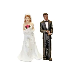 Mariee Blonde Tenant Son Bouquet><noscript><img width=