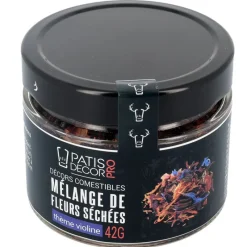 Melange De Fleurs Sechees Violines 42 G>Cerf Dellier Clearance