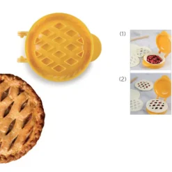 Cerf Dellier Moules À Tarte*Mini Moule A Tartes Quadrillees 18 Cm