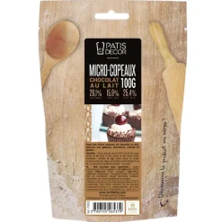 Mini-Copeaux De Chocolat Au Lait Patisdecor 100 G><noscript><img width=
