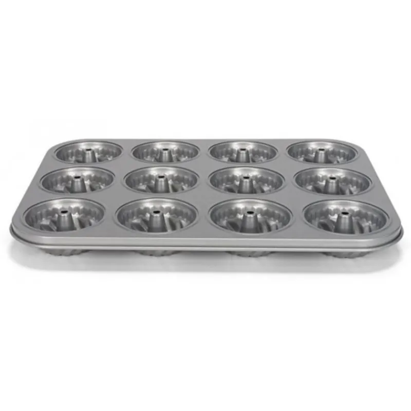 Cerf Dellier Moules À Kouglof*Moule 12 Mini Kougloffs Antiadhesif