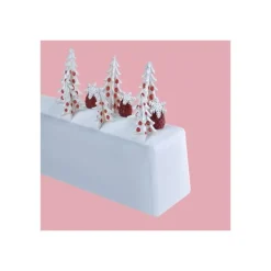 Cerf Dellier Moules À Bûche*Moule A Bûche Rectangle Lisse En Pvc (X 12)