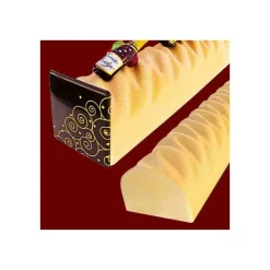 Cerf Dellier Moules À Bûche*Moule A Bûche Relief Strie En Pvc (X 12)