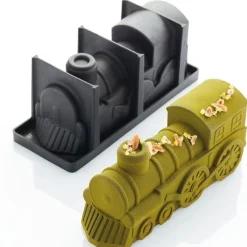 Cerf Dellier Moules À Bûche*Moule A Bûche Silicone Train Pavoni
