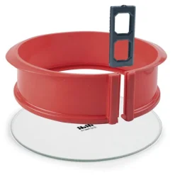 Cerf Dellier Moules À Charlotte*Moule A Manqué Demontable Rond Silicone Base En Verre 22,5 Cm