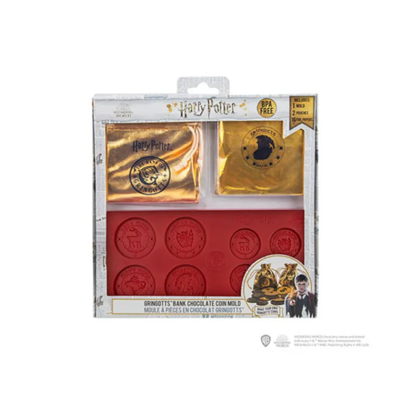 Cerf Dellier Moules Chocolat*Moule A Pièces En Chocolat Gringotts Harry Potter