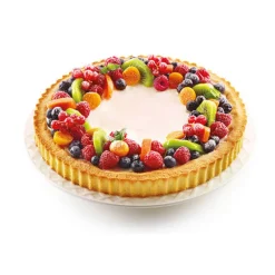 Cerf Dellier Grands Gâteaux*Moule A Tarte Cannele En Silicone 28 Cm