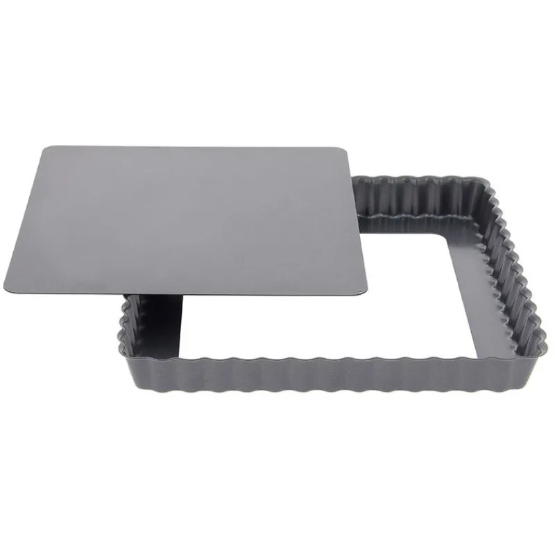 Cerf Dellier Moules À Tarte*Moule A Tarte Carree 23 Cm A Fond Amovible