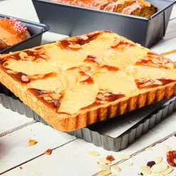 Cerf Dellier Moules À Tarte*Moule A Tarte Carree 23 Cm A Fond Amovible