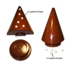 Cerf Dellier Moules Chocolat*Moule Chocolat 60 Demi Spheres