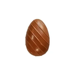 Cerf Dellier Moules Chocolat*Moule Chocolat 2 Oeufs Rayes 10 Cm