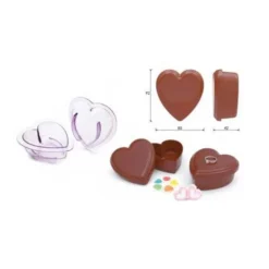 Cerf Dellier Moules Chocolat*Moule Chocolat Boite Coeur 11 Cm