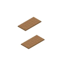 Cerf Dellier Moules Chocolat*Moule Chocolat Tablette Asymetrique