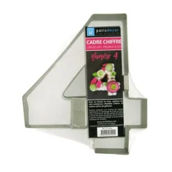 Cerf Dellier Caisses À Génoise*Moule Number Cake Chiffre 4