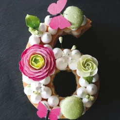 Cerf Dellier Caisses À Génoise*Moule Number Cake Chiffre 6