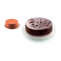 Cerf Dellier Moules À Manqué*Moule Rond Profond Silicone 18 Cm
