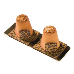 Cerf Dellier Gâteaux Individuels*Moule Silicone 8 Babas 5,5 Cm