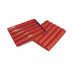 Cerf Dellier Gâteaux Individuels*Moule Silicone 5 Barres Arrondies
