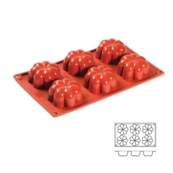 Cerf Dellier Moules À Charlotte*Moule Silicone 6 Charlottes
