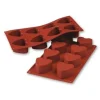 Cerf Dellier Gâteaux Individuels*Moule Silicone 8 Coeurs Profonds