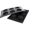 Cerf Dellier Gâteaux Individuels*Moule Silicone 6 Demi-Spheres 6 Cm