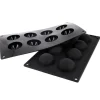 Cerf Dellier Gâteaux Individuels*Moule Silicone 8 Demi-Spheres 5 Cm